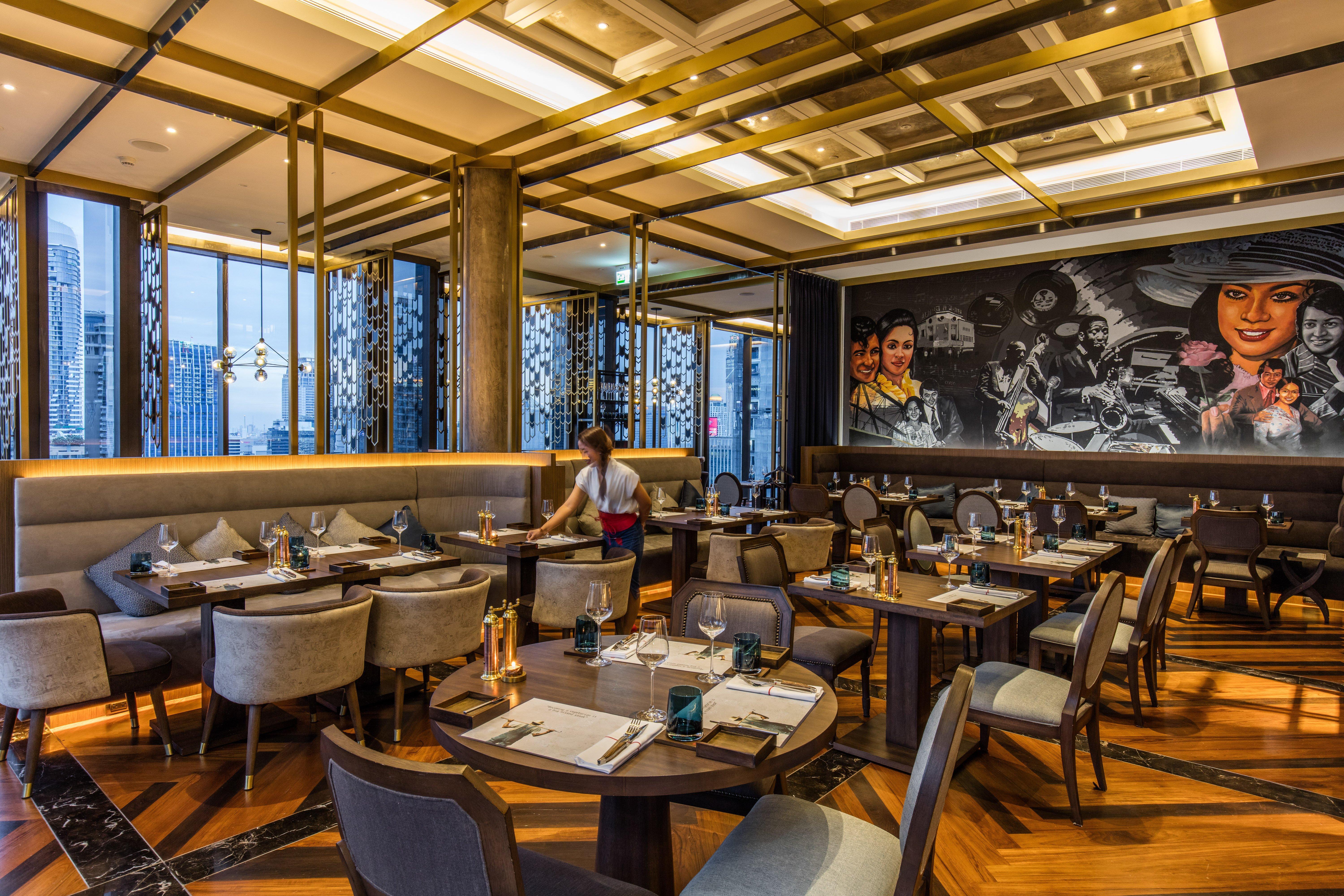 Hotel Indigo Bangkok Wireless Road By Ihg Εξωτερικό φωτογραφία The interior of the restaurant