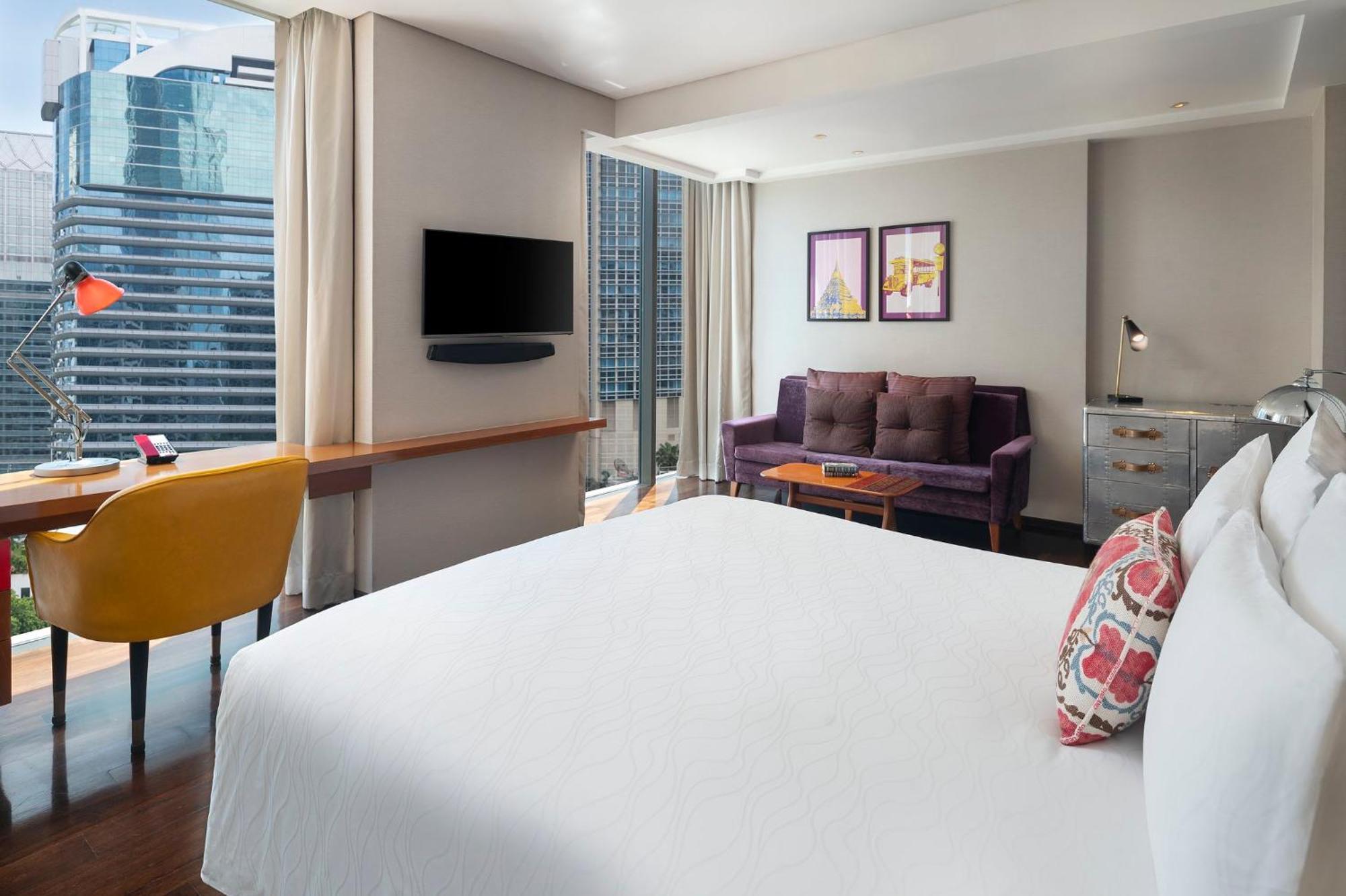 Hotel Indigo Bangkok Wireless Road By Ihg Εξωτερικό φωτογραφία A room at the hotel